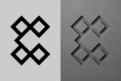 Debossed Concrete Logo Mockup Product Image 4
