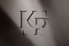 Debossed Concrete Logo Mockup Product Image 5