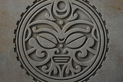 Debossed Stone Logo Mockup Product Image 3