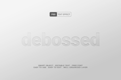 Debossed Text Effect &quot;debossed&quot; Product Image 1