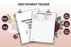 Debt Payment Tracker KDP Interior Product Image 1