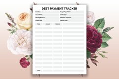Debt Payment Tracker KDP Interior Product Image 3
