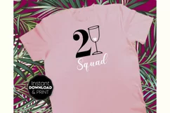 21th Birthday SVG, Birthday Shirt SVG, Friends Gift SVG Product Image 5