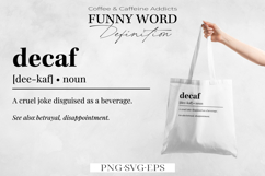 Coffee &amp; Caffeine Addicts Definition Bundle| SVG &amp; PNG | Product Image 9