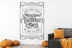 Academy of the Esoteric Arts | Vintage Halloween Sign Product Image 3