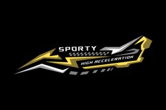 Decal sticker race sport wrap template concept Product Image 2
