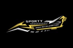 Decal sticker race sport wrap template concept Product Image 1