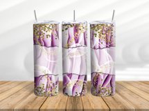Valentines Day Tumbler Sublimation - Love Hearts Product Image 5