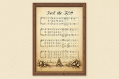 Christmas Carol Sheet Music, Christmas Sheet Music Printable Product Image 1