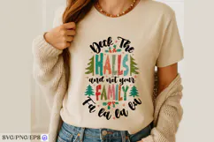 Deck The Halls Not Your Family Christmas SVG PNG Product Image 4