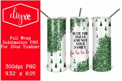 Deck The Halls | 20oz Tumbler | Christmas PNG Product Image 1