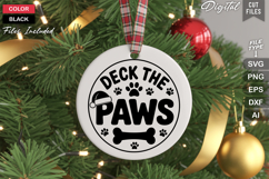 Christmas Round Sign SVG Bundle | Farmhouse Holiday Sign SVG Product Image 17