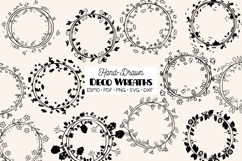 Deco Wreaths | Hand-Drawn 4 Seasons Frames Calendar Product Image 1