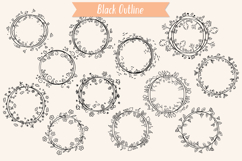 Deco Wreaths | Hand-Drawn 4 Seasons Frames Calendar Product Image 2