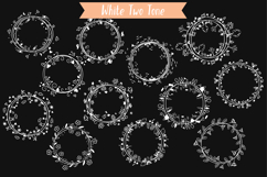 White Deco Wreaths | Hand-Drawn 4 Seasons Frames Calendar Product Image 4