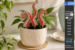 Decorative Plant Stakes Laser Cut Bundle | Garden Markers Product Image 3