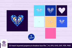 decorative-3d svg-paper cutting-shadow box-papercut file-3d layered-heart svg-heart shadow box-
