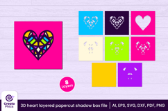 decorative-3d svg-paper cutting-shadow box-papercut file-3d layered-heart svg-heart shadow box-