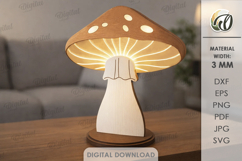 3D Decorative Acrylic Led Lamps Bundle Laser Cut. Lamp SVG Product Image 10