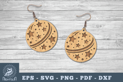 Decorative Ball Lasercut Earrings Product Image 1