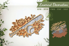 Decorative Baseball Lasercut Decoration Product Image 1