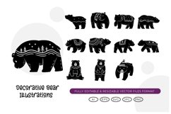 Decorative Bear Illustrations Product Image 1
