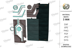 Decorative Book Nook Laser Cut. Bookshelf Decor SVG Product Image 3