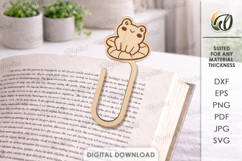 Decorative Bookmarks Bundle Lasercut.Paper Clip Bookmark SVG Product Image 2