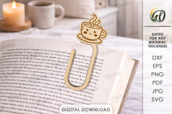 Decorative Bookmarks Bundle Lasercut.Paper Clip Bookmark SVG Product Image 10