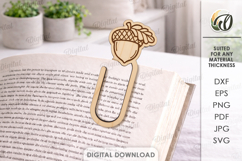 Decorative Bookmarks Bundle Lasercut.Paper Clip Bookmark SVG Product Image 13
