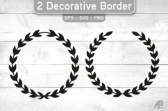 Decorative Circle Borders Vector Product Image 1