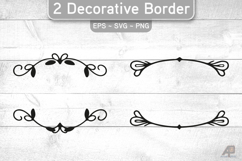 Decorative Circle Borders SVG PNG Product Image 1