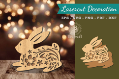 Decorative Bunny Lasercut Decoration Product Image 1