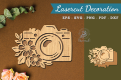 Decorative Camera Lasercut Decoration Product Image 1