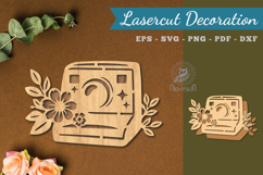 Decorative Camera Lasercut Decoration Product Image 1