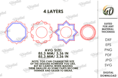 Decorative Candle Holder Laser Cut. Tealight Holder SVG Product Image 2