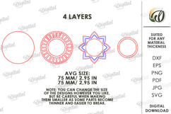 Decorative Candle Holder Laser Cut. Tealight Holder SVG Product Image 2