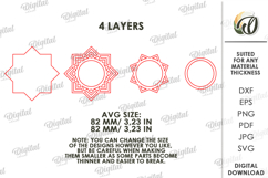 Decorative Candle Holder Laser Cut. Tealight Holder SVG Product Image 2