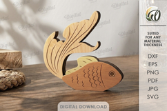 Decorative Animals Stands Bundle Laser Cut. Home Decor SVG Product Image 14