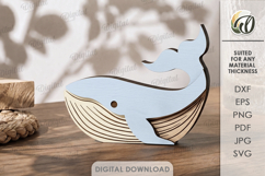 Decorative Animals Stands Bundle Laser Cut. Home Decor SVG Product Image 13