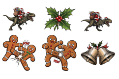 Decorative Christmas themed illustration Product Image 3