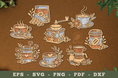Decorative Coffee Lasercut Decoration Bundle Product Image 1