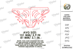 Decorative Corner Bookmarks Bundle Paper Cut. Bookmark SVG Product Image 3