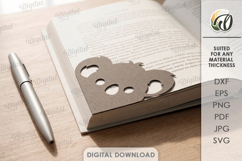 Decorative Corner Bookmarks Bundle Paper Cut. Bookmark SVG Product Image 13