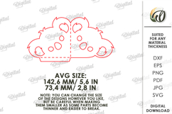 Koala Corner Bookmark Paper Cut. Corner Bookmark SVG Product Image 2