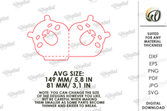 Decorative Corner Bookmarks Bundle Paper Cut. Bookmark SVG Product Image 5