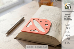 Decorative Corner Bookmarks Bundle Paper Cut. Bookmark SVG Product Image 12