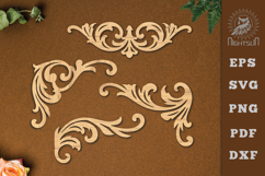 Decorative Corner Lasercut SVG Product Image 1