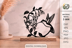 Floral Stand Decors Budle Laser Cut. Standing Home Decor SVG Product Image 12
