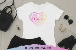 Decorative Dog Face in Heart Product Image 1